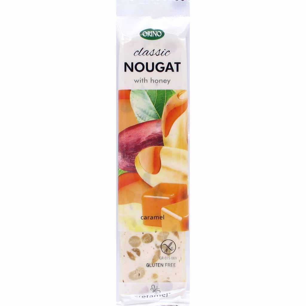 12x Cretamel Nougat Classic mit Honig & Caramel á 70g=840g MHD:13.1.21