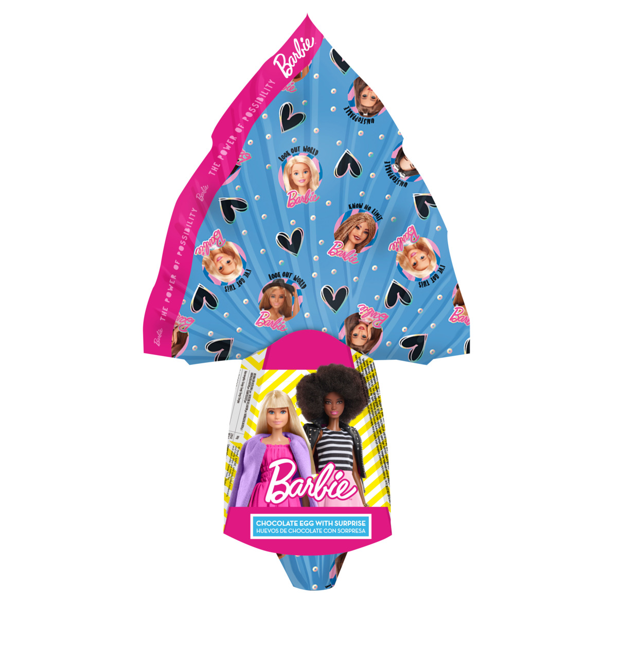XXL Schoko-Überraschungsei Barbie 120g MHD:30.1.24