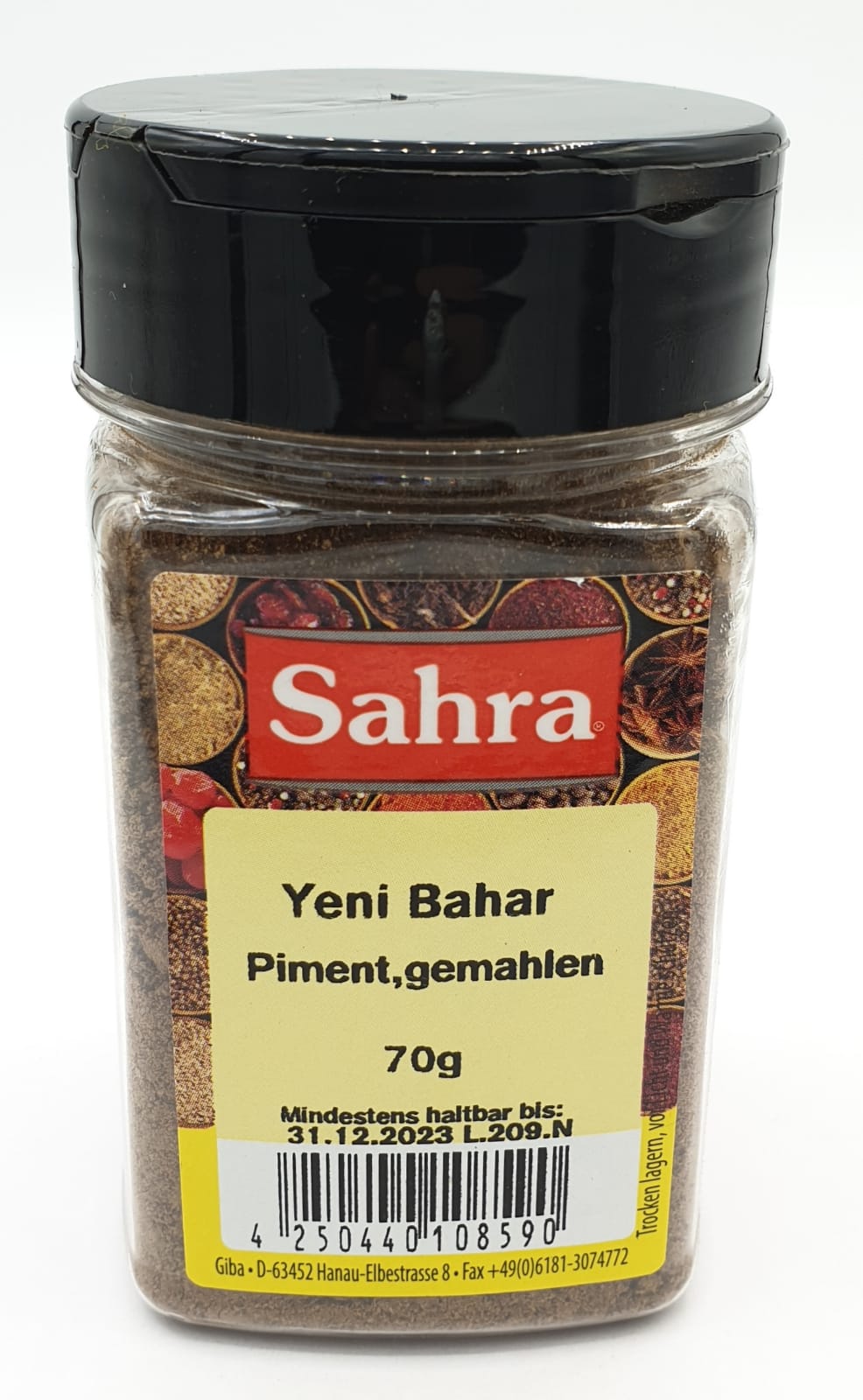 Sahra Piment Gemahlen 70g MHD:31.12.24