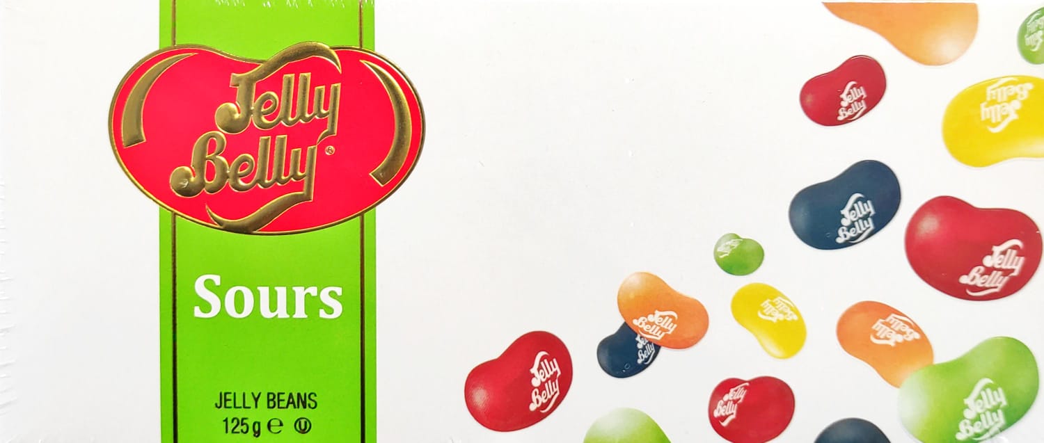 Jelly Belly Sours Geschenkbox mit 5 Geschmacksrichtungen 125g MHD:22.5.21