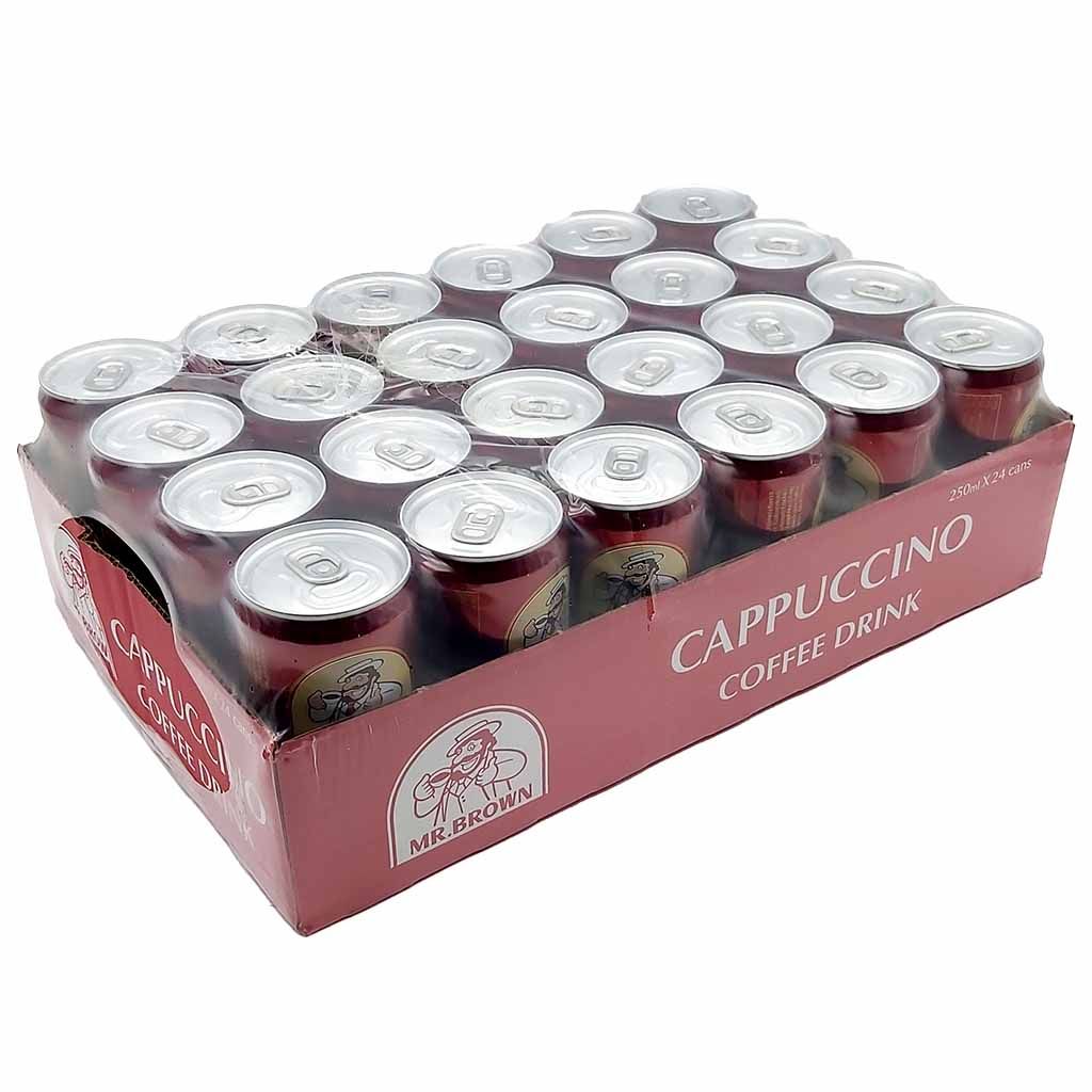 Mr. Brown Coffeedrink Cappuccino Dose 24x250ml  6L