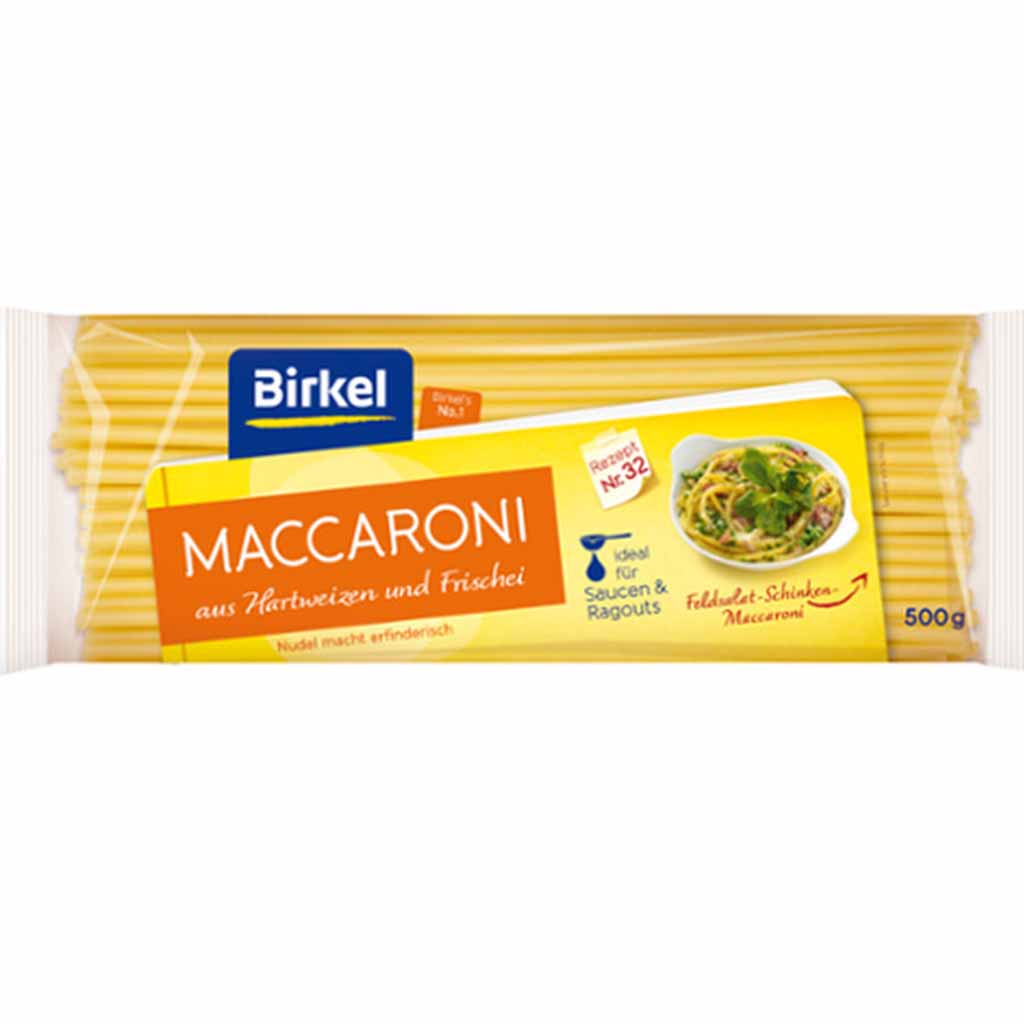 3,5kg Birkel Hartweizen & Frischei Maccaroni (7x500g) MHD:8/22