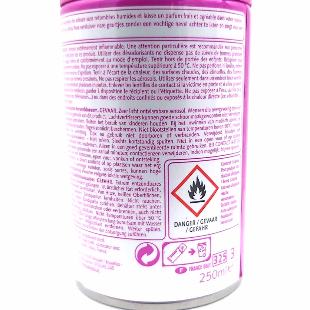6x Air Wick Duftspray Pure Kirschblütenzauber 250ml = 1500ml