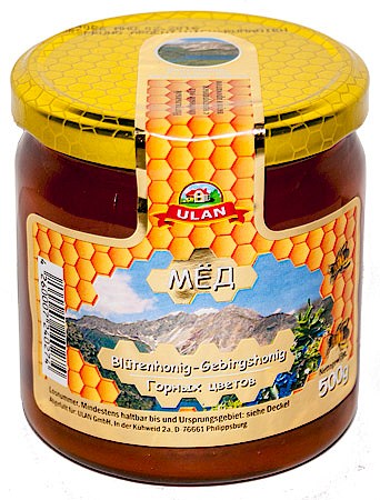 Blütenhonig Gebirgshonig 500g MHD:24.9.23