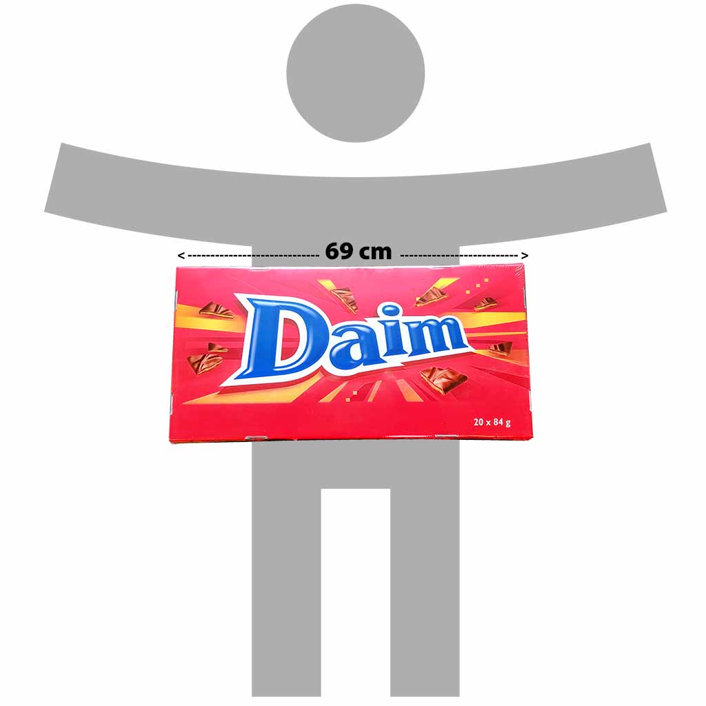 Daim RIESEN Riegel XL Pack 1680g = 1,68 kg 69x35cm  Masse