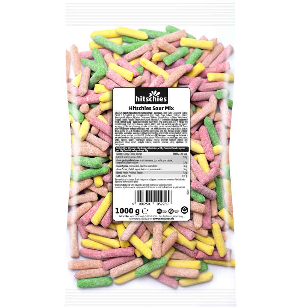 Hitschler Hitschies Sour Mix 1000g MHD:30.7.25