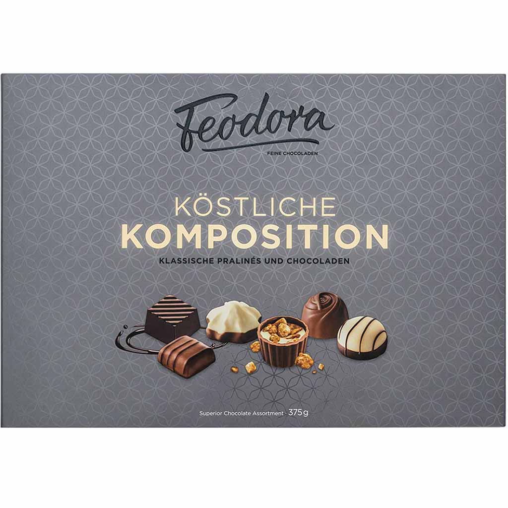 Feodora köstliche Komposition klassische Pralines & Chocoladen 375g MHD:18.3.24
