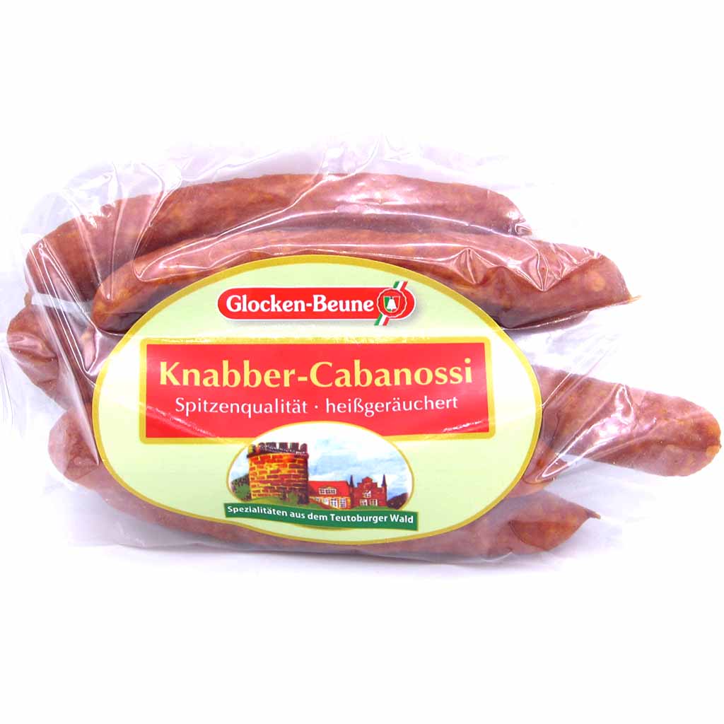 Glocken-Beune Knabber Cabanossi heißgeräuchert 150g