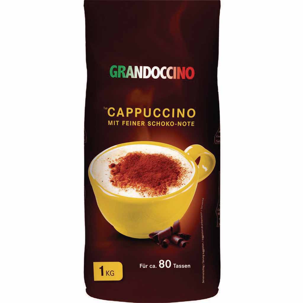 Krüger Grandoccino Cappuccino mit Schoko-Note 1000g MHD:30.3.23