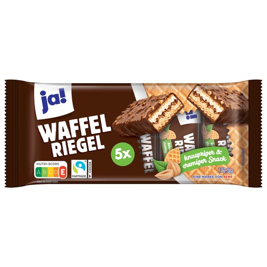 ja! Waffelriegel 5x34,5g MHD:31.5.25