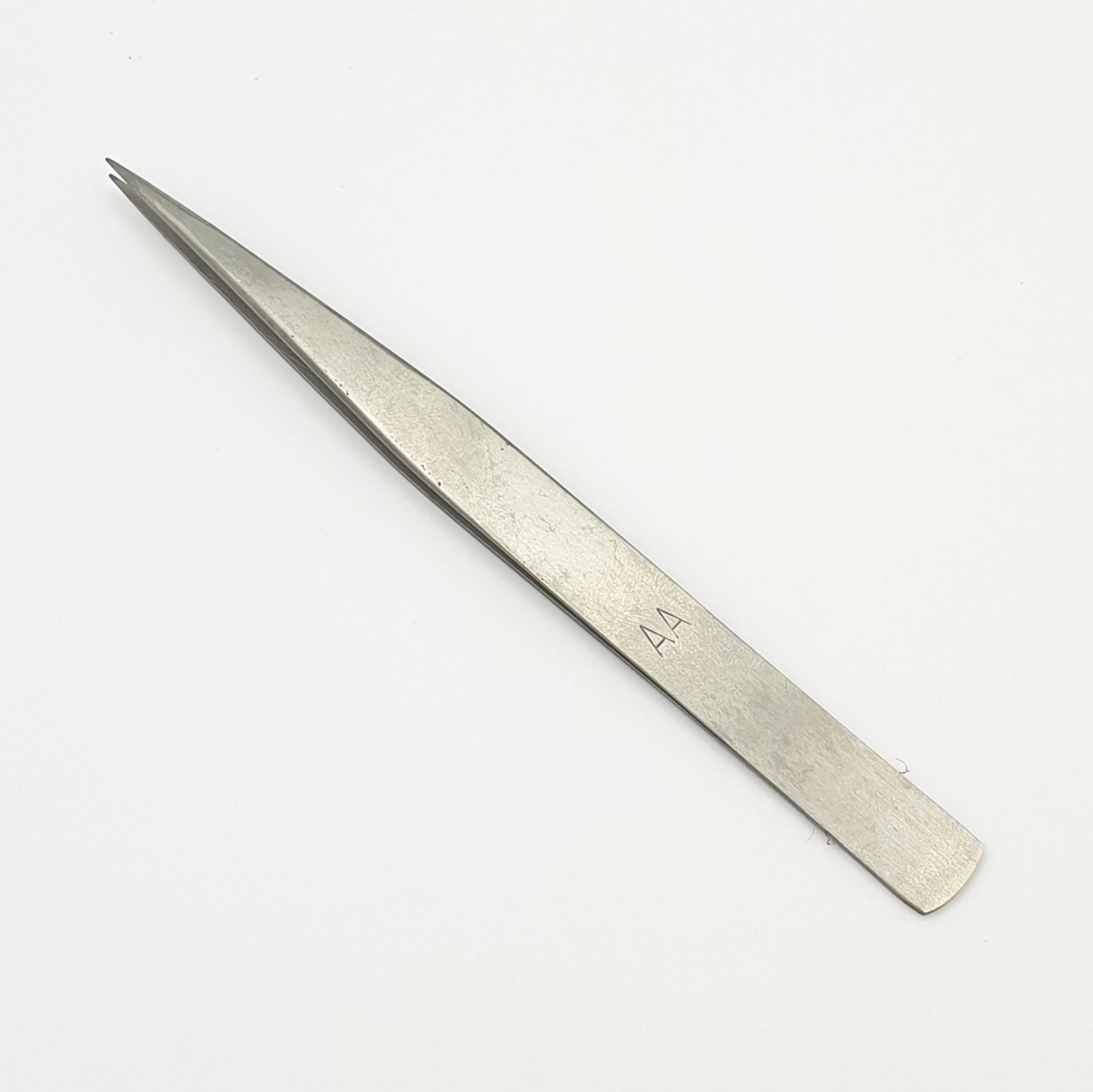 Pinzette, Uhrmacherpinzette spitz Edelstahl ca 14 cm AA