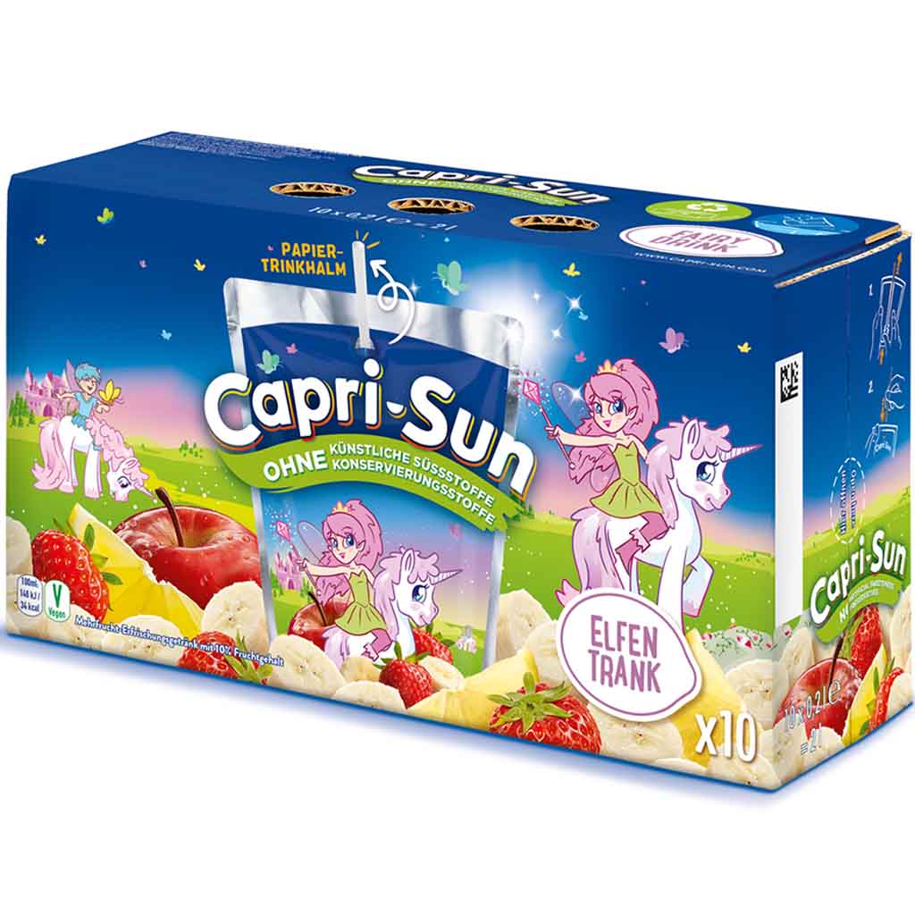 10x Capri-Sun Elfen Trank á 200ml=2L MHD:31.10.25