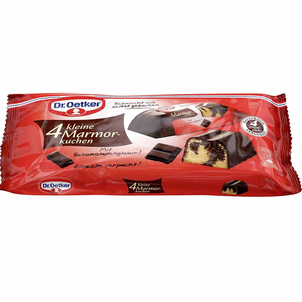Dr.Oetker 4 kleine Marmorkuchen 172g MHD:5.10.22