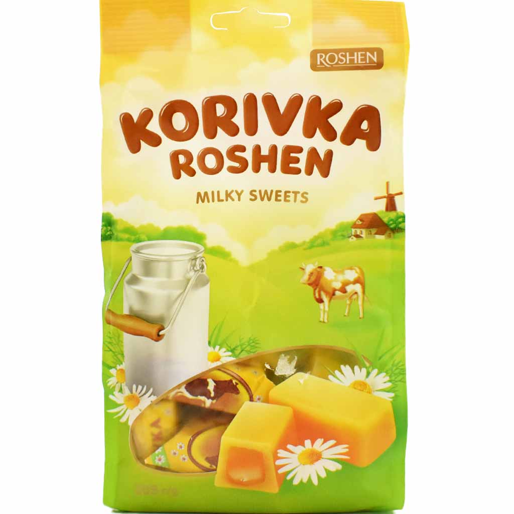 Roshen Korivka Milchkaramellen Kuhbonbon 205g MHD:29.6.22