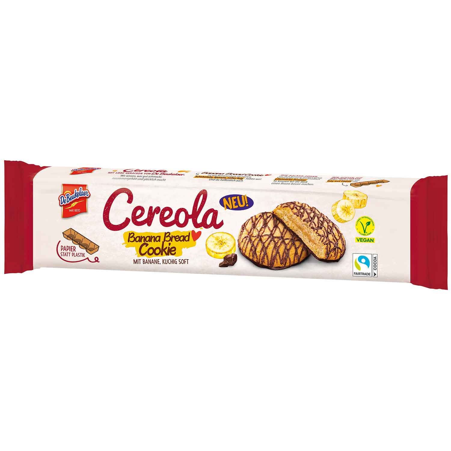 DeBeukelaer Creola Banana Bread Cookie 160g MHD:1.12.24