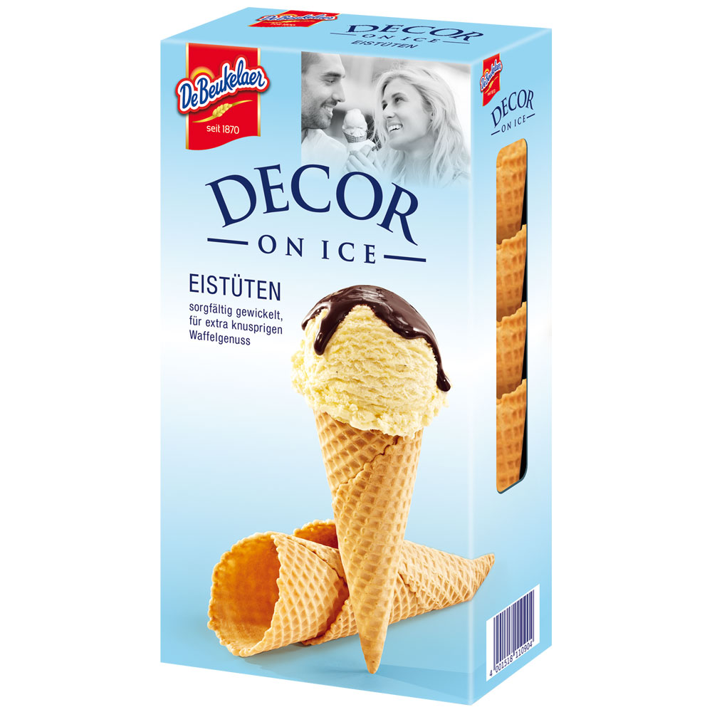 DeBeukelaer Decor -on Ice- Eistüten 8 Stück MHD:31.1.25