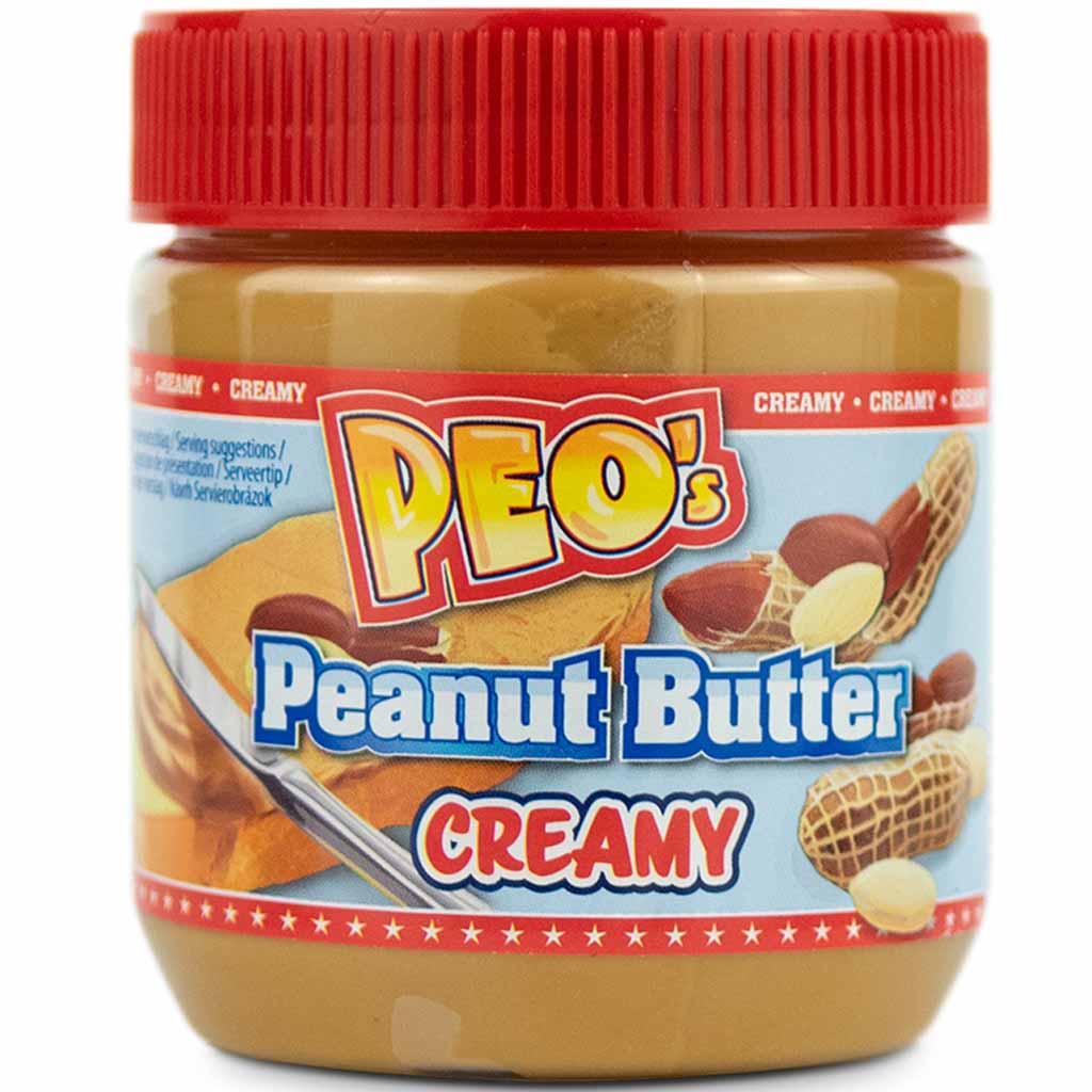 PEOs Peanut Butter creamy Erdnussbutter 340g MHD:26.8.24