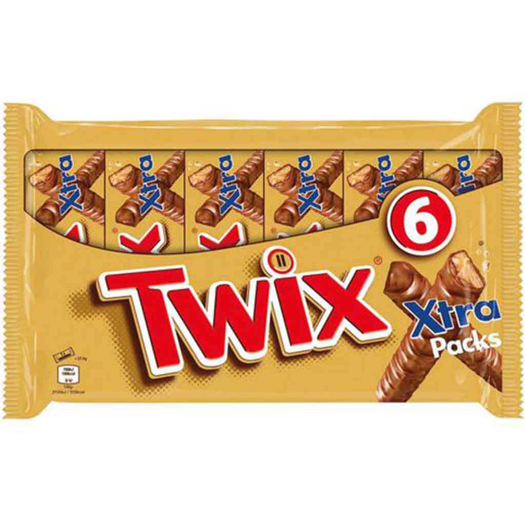 Twix Xtra Doppel Schokoriegel 6 x 75g  450g