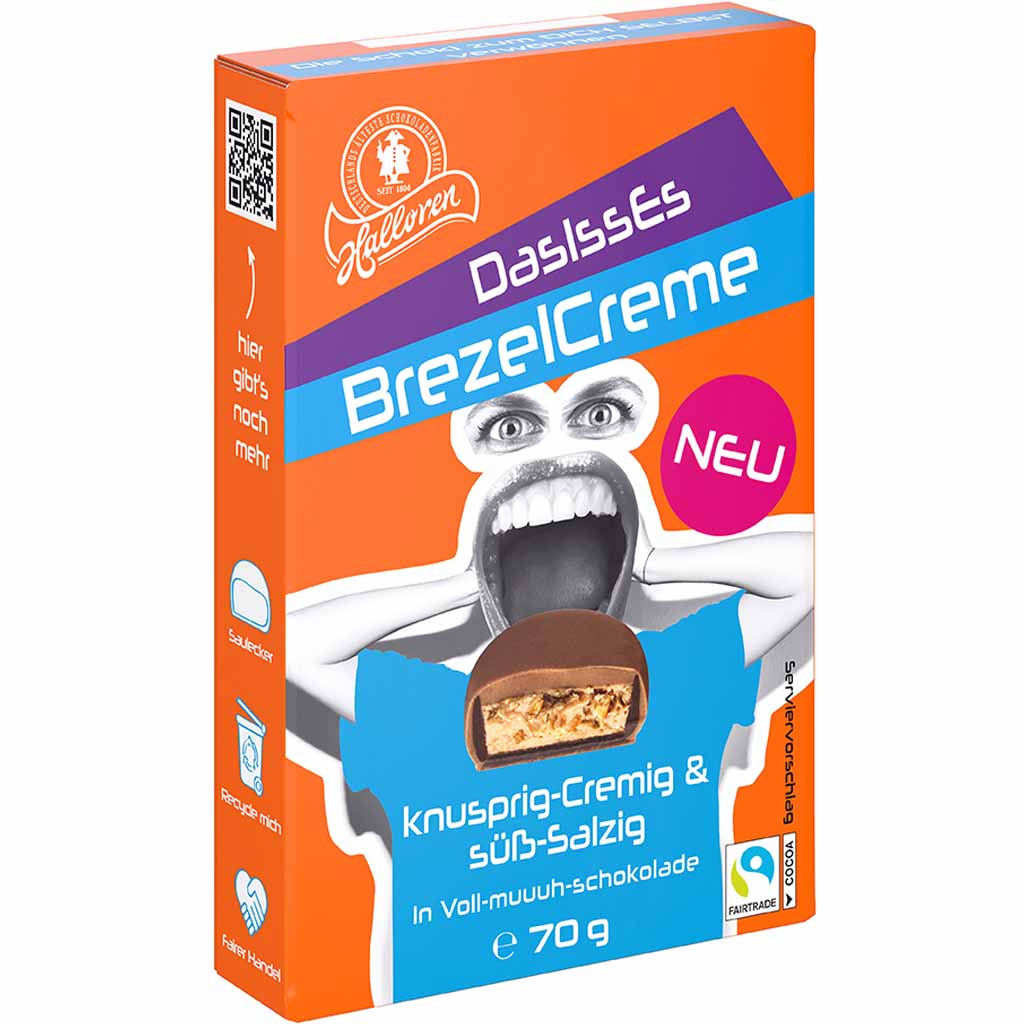 Halloren Kugeln DasIssEs BrezelCreme 70g MHD:30.4.24