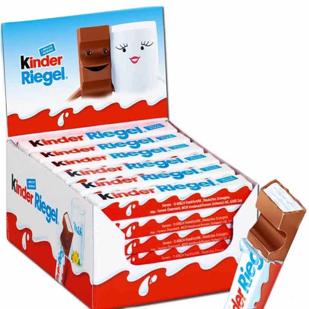 Kinder Riegel 36x 21g=756g im Thekendisplay 
