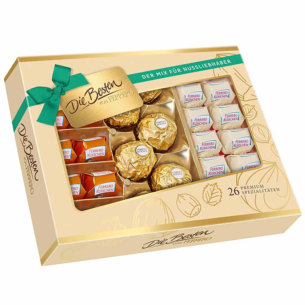 Die Besten von Ferrero Nuss-Edition 26er Geschenk-Schachtel 250g  