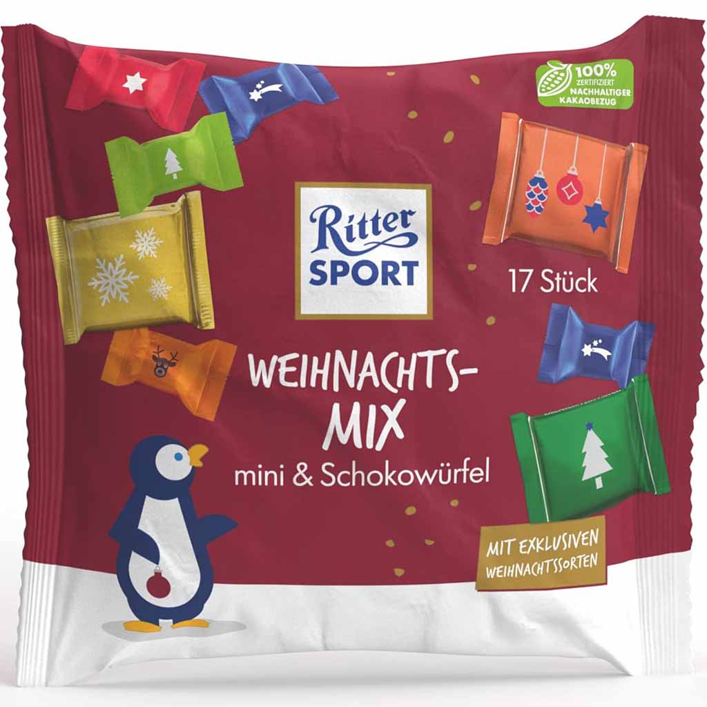 Ritter Sport Weihnachts Mix 195g MHD:1.4.24