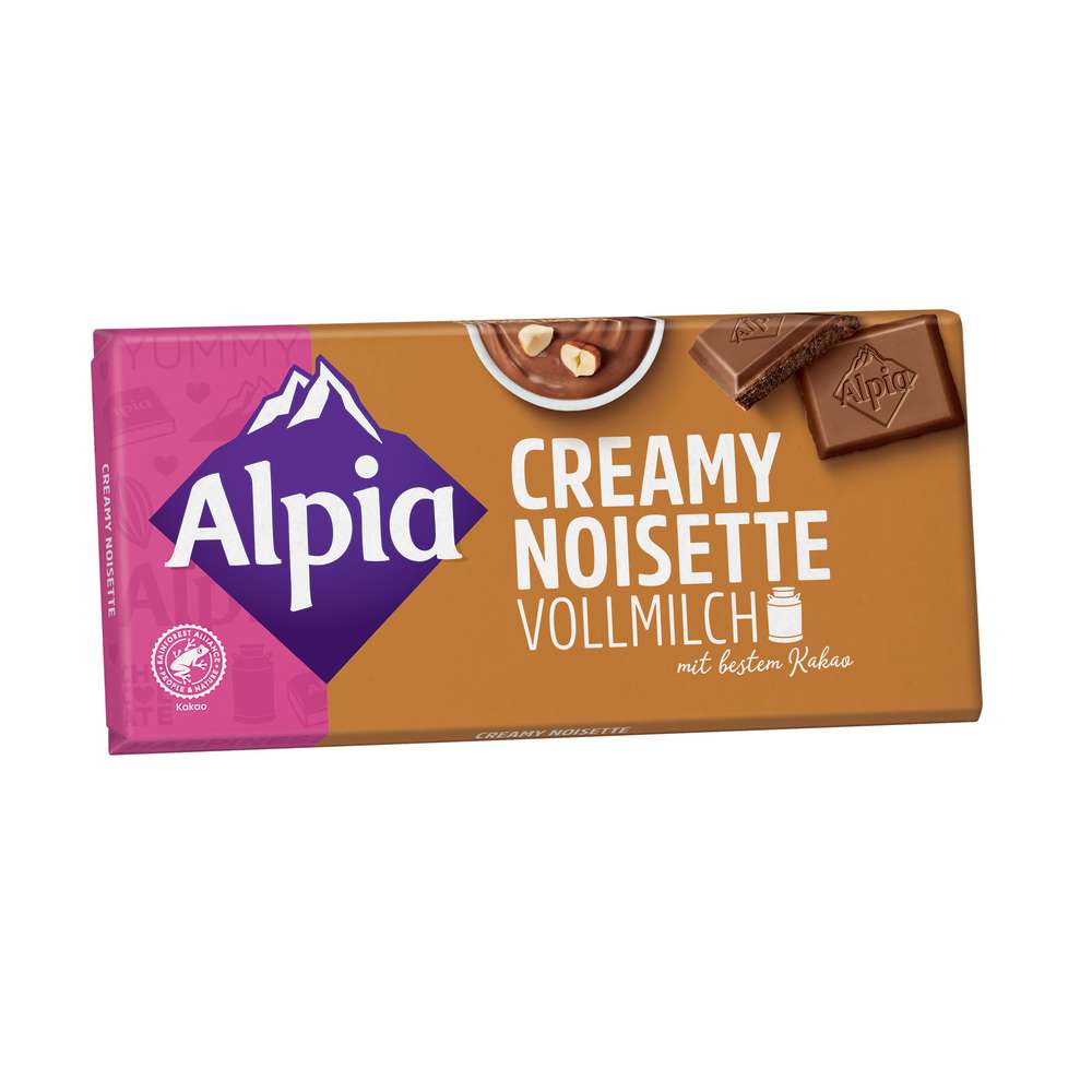 Alpia Tafelschokolade Creamy Noisette Vollmilch 100g MHD:4.1.25