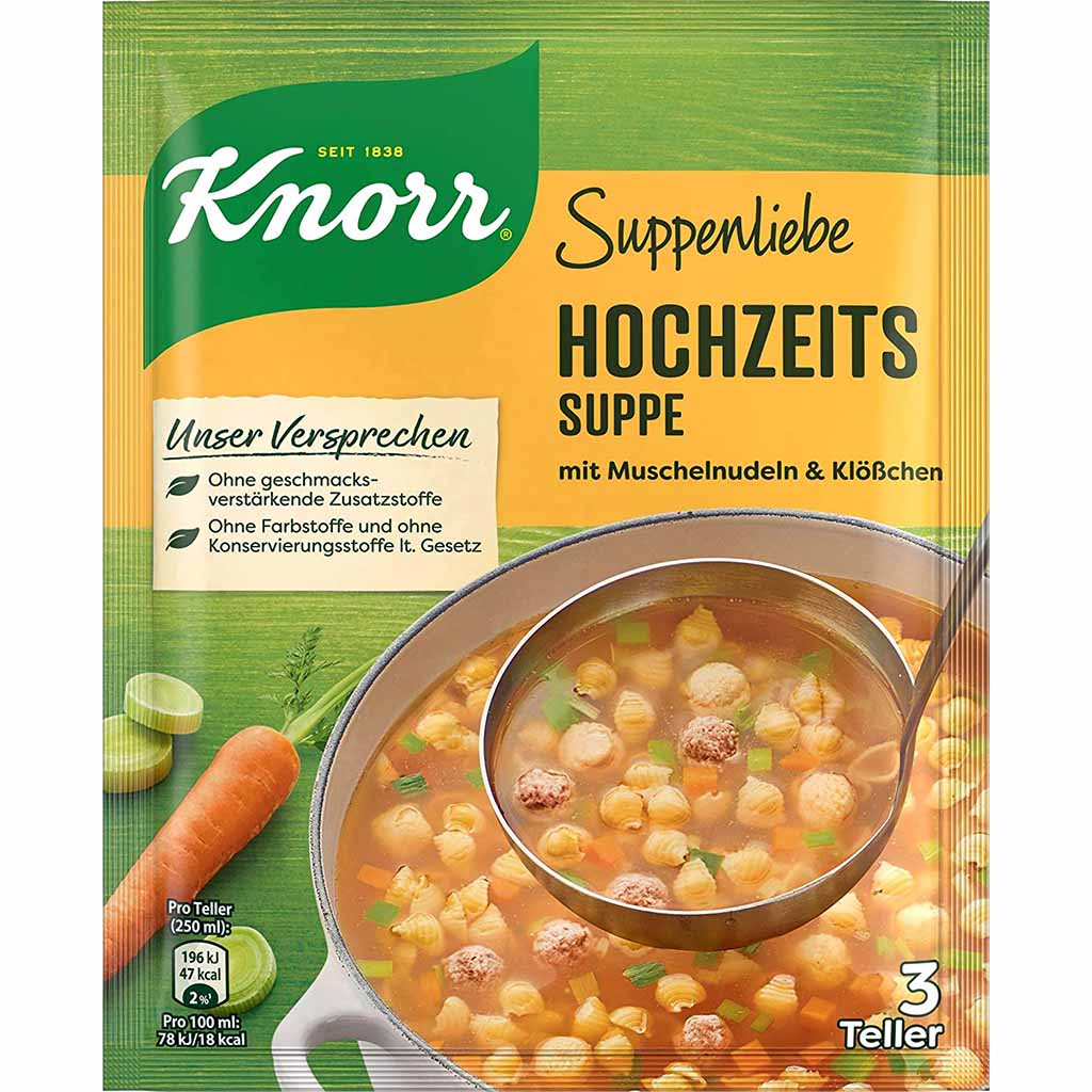 Knorr Suppenliebe Hochzeits Suppe 42g MHD:30.5.21