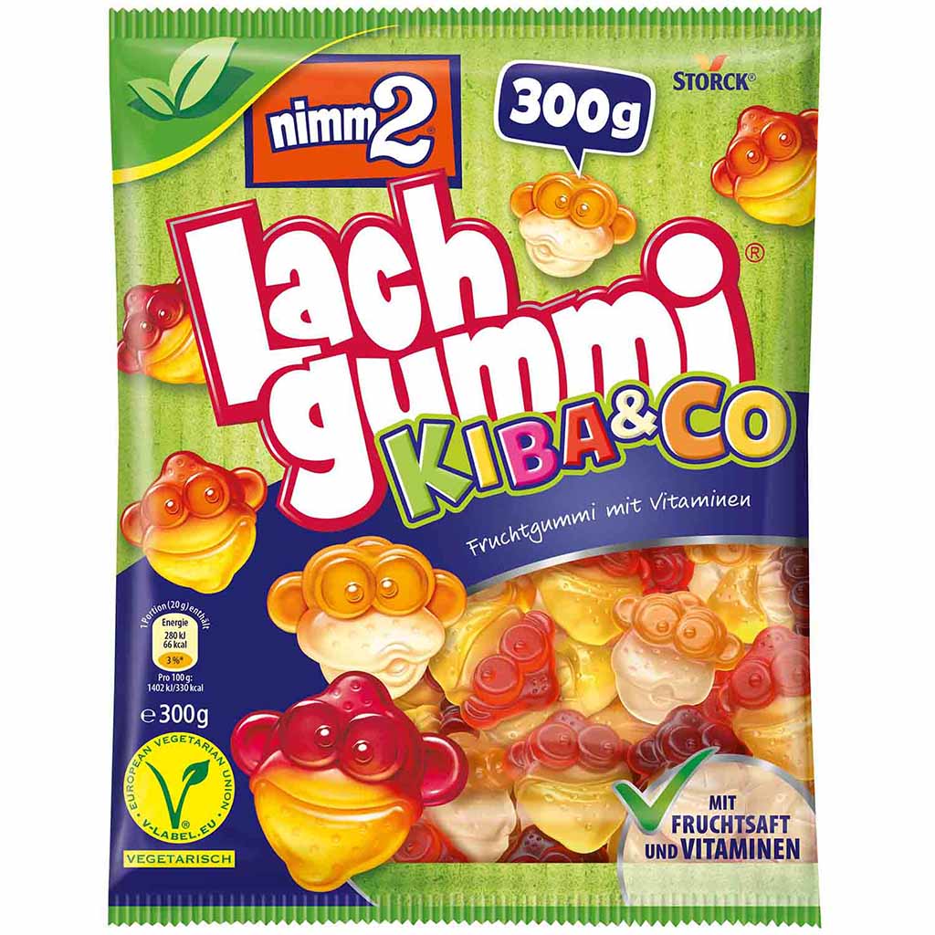 Storck Nimm2 Lachgummi Kiba & Co 300g MHD:30.4.24