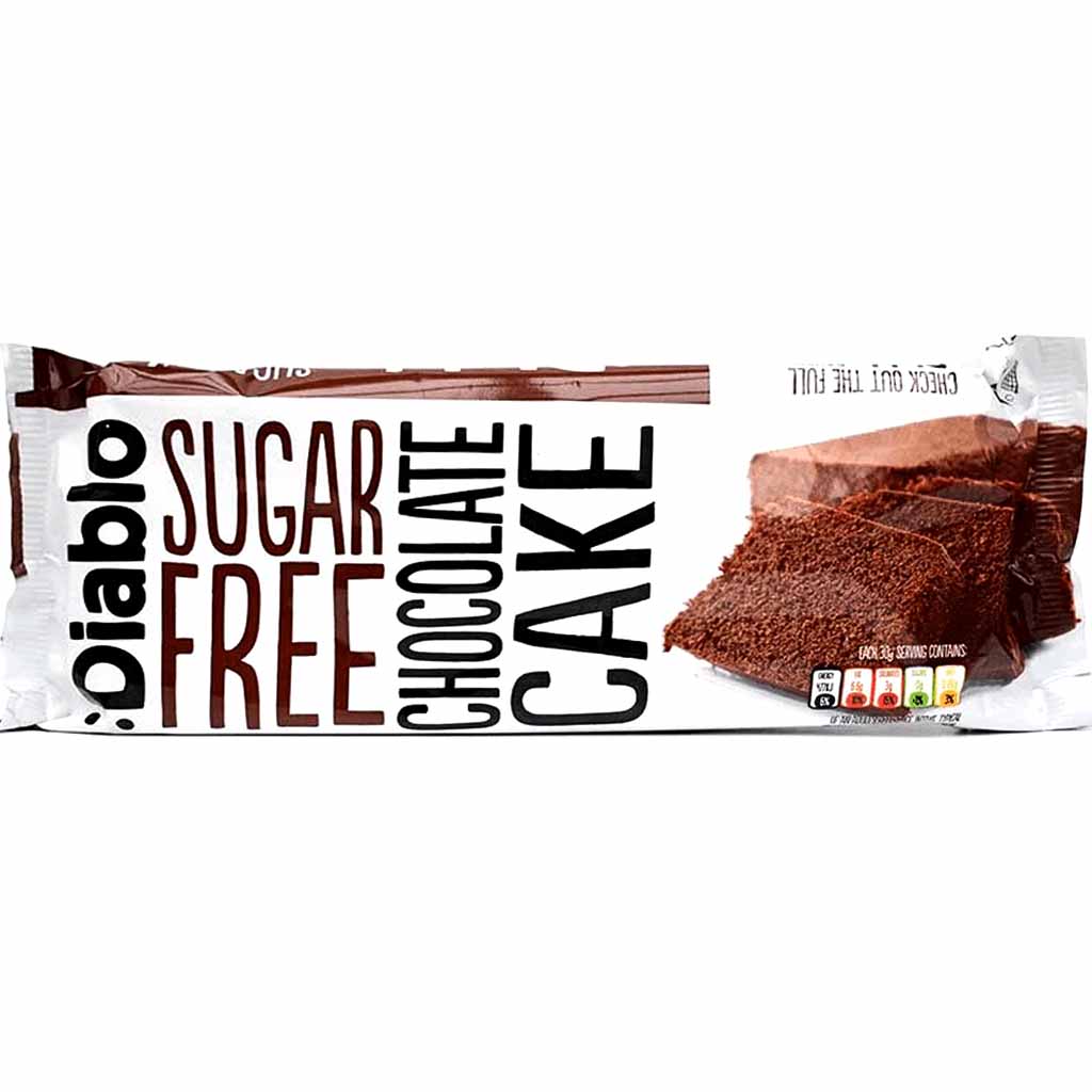 Diablo Low Sugar Chocolate Cake 200g MHD:14.6.22