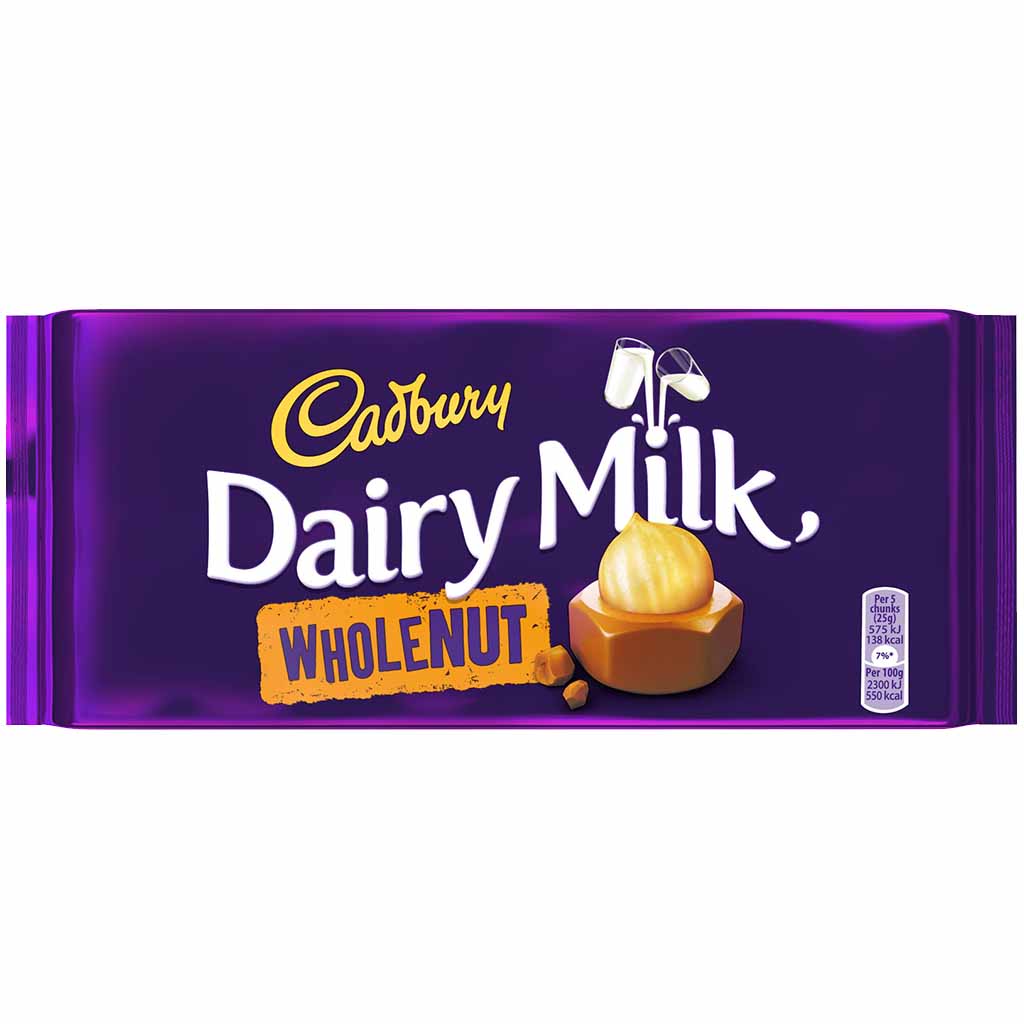 Cadbury Dairy Milk Whole Nut 200g