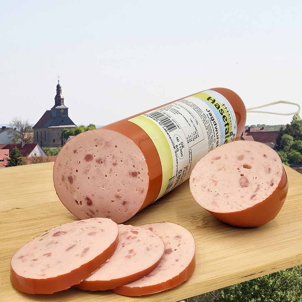 Hasetaler Jagdwurst nach nordischer Art 800g Hasentaler