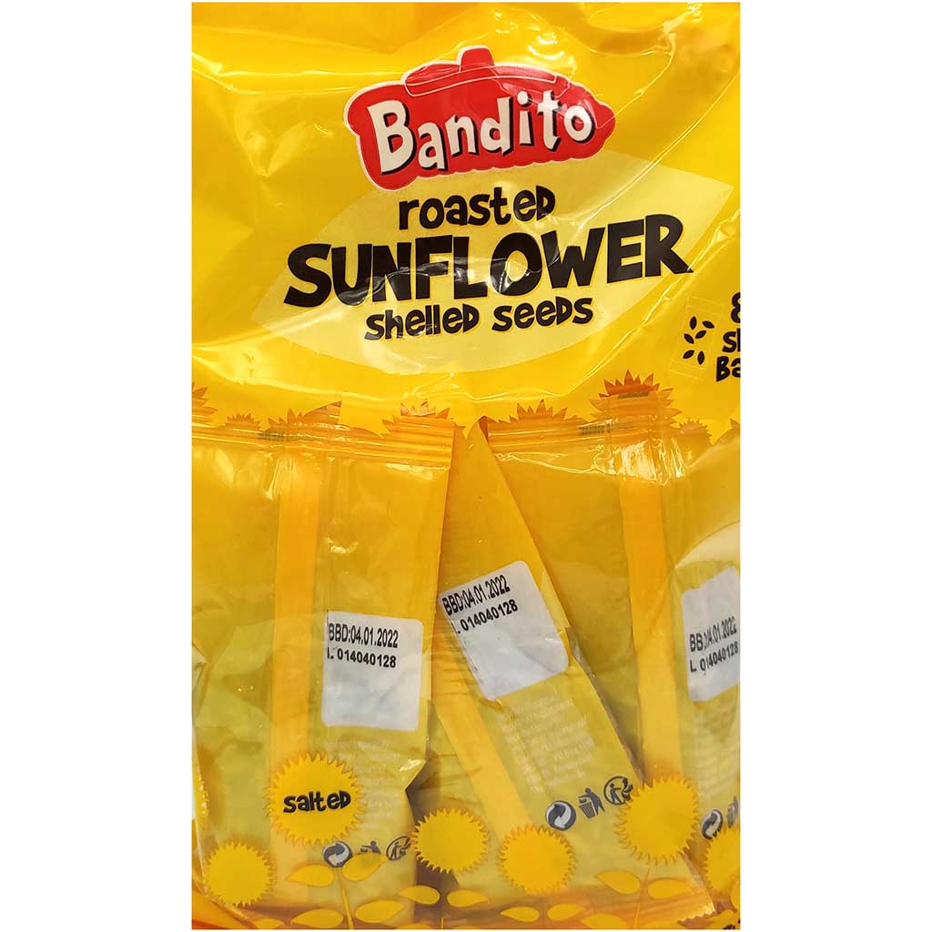 Bandito geröstete Sonnenblumenkerne geschält und gesalzen 240g