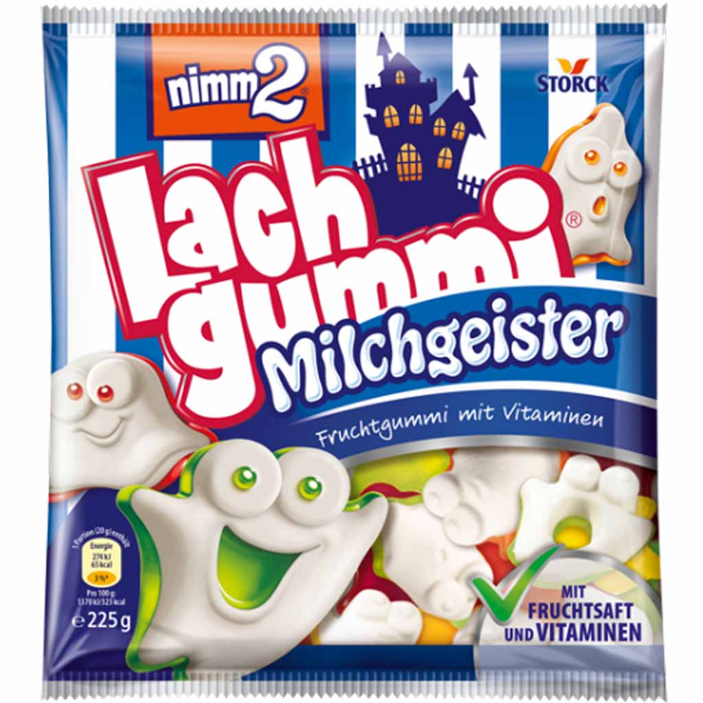nimm2 Lachgummi Milchgeister 225g MHD:30.4.25