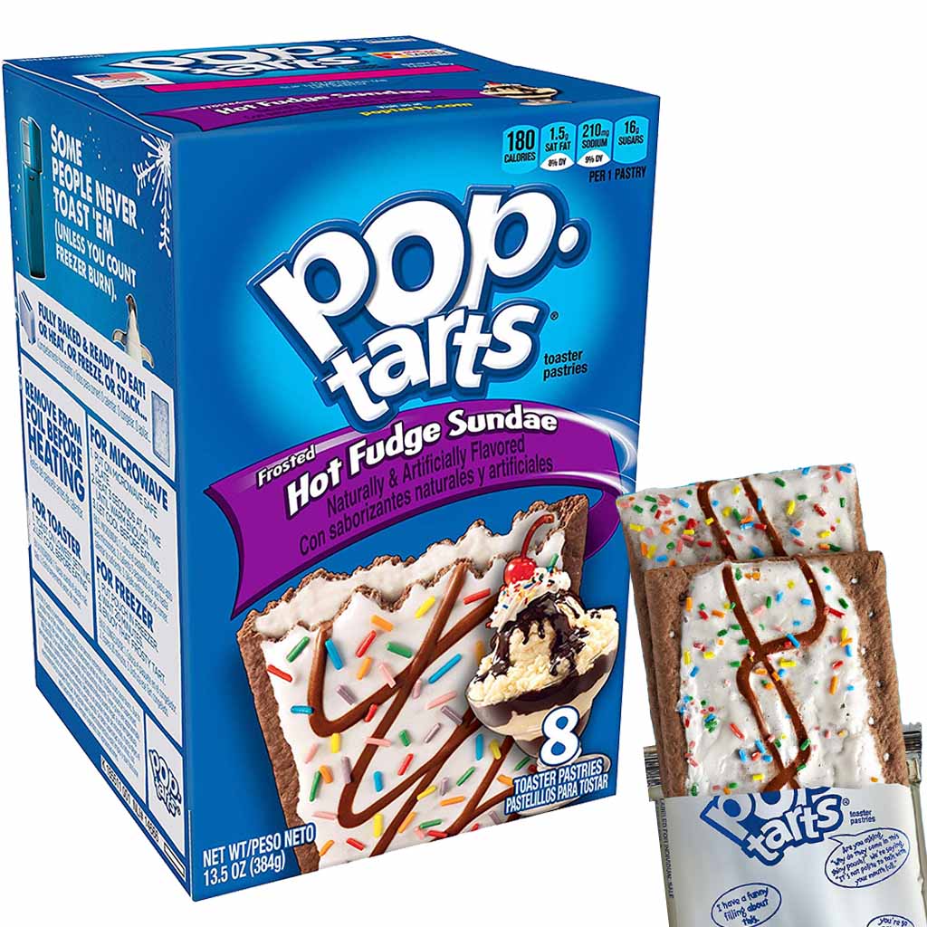 Kelloggs Pop-Tarts Hot Fudge Sundae Kekse 384g MHD:9.3.23