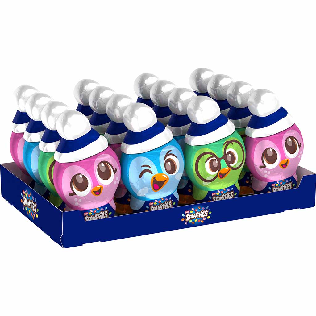 16x Smarties Pinguin mit Schokolinsen á 85g=1360g MHD:30.5.25