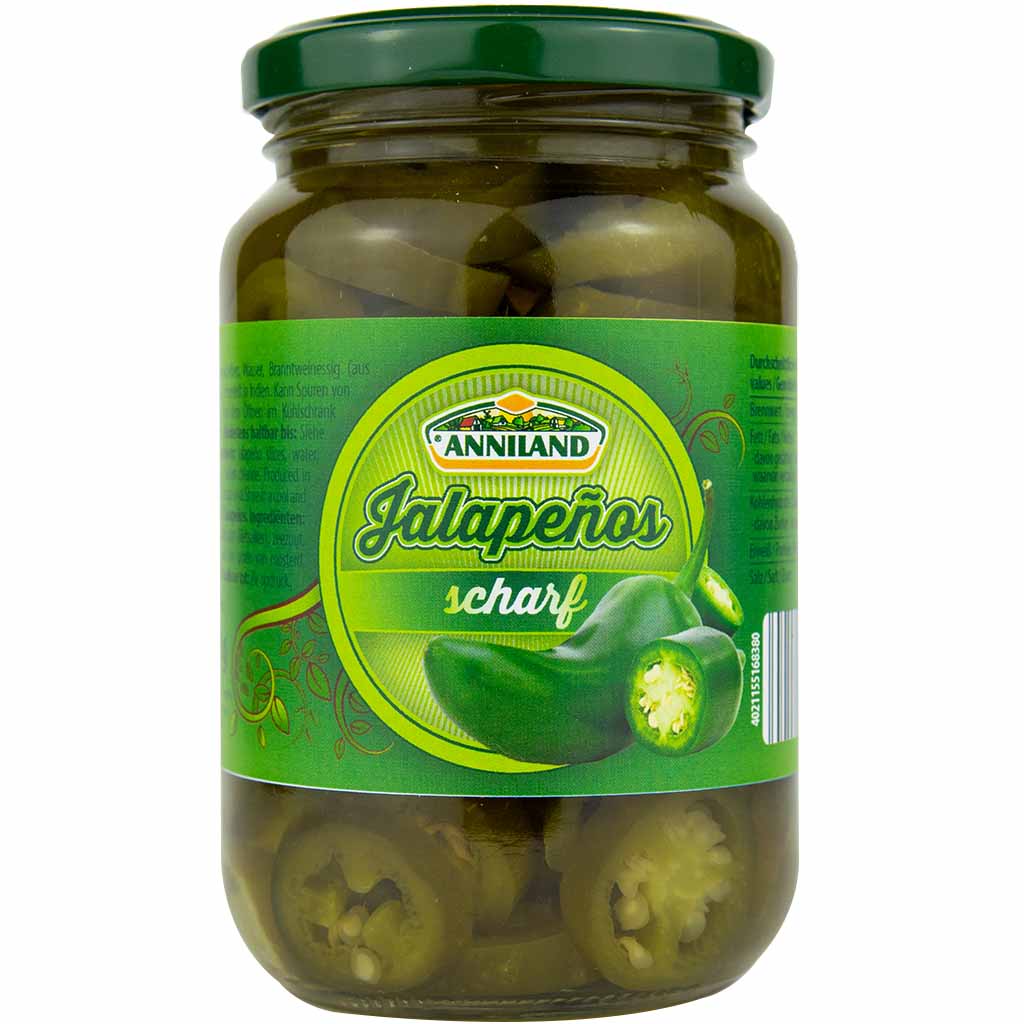 Anniland Jalapenos scharf 180g MHD:27.10.26