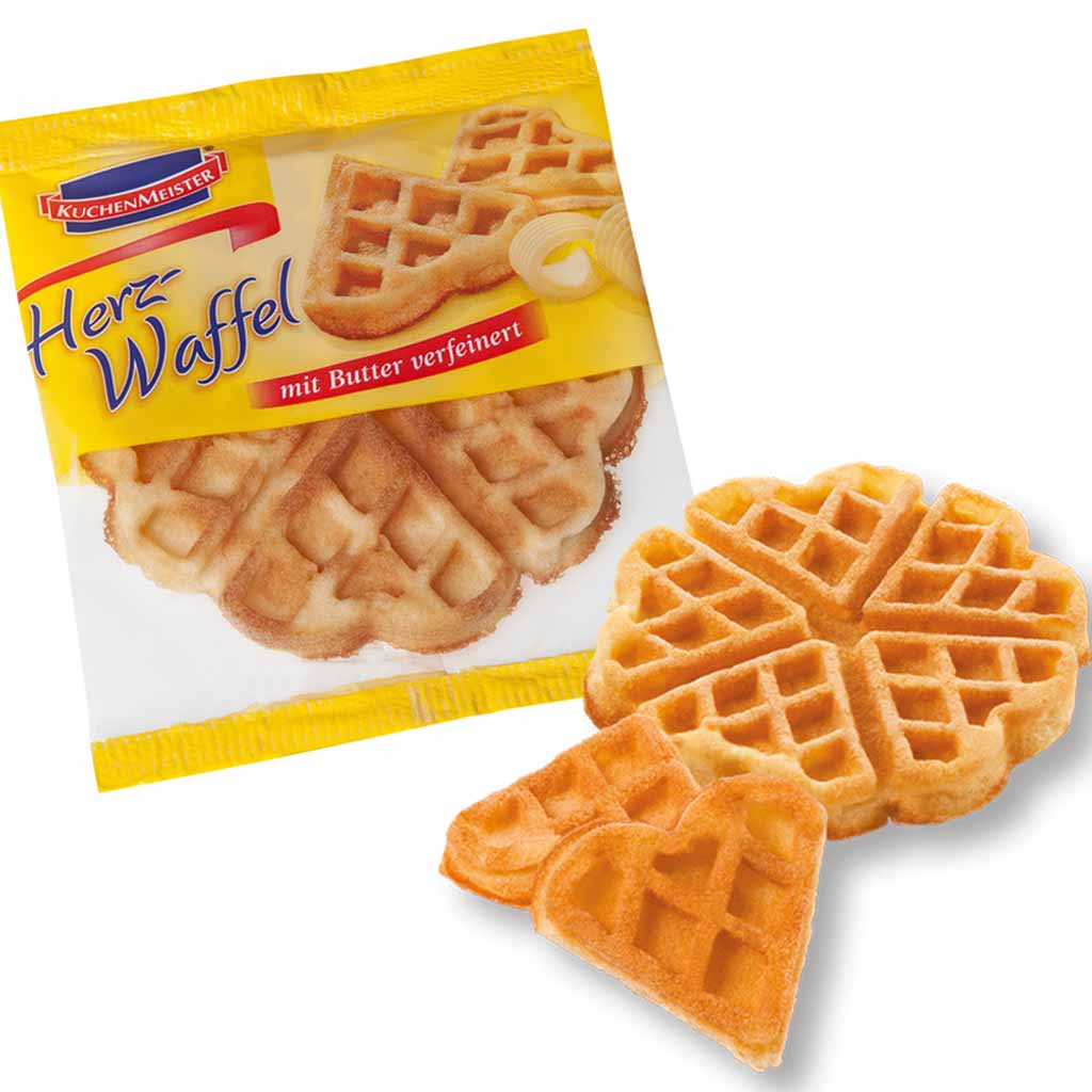 Kuchenmeister Herzwaffeln 60x30g=1,8kg MHD:21.9.21