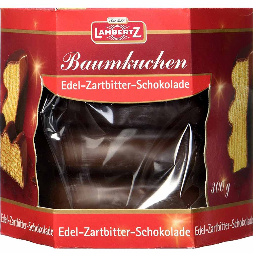 Lambertz Baumkuchen Edel Zartbitter Schokolade 300g MHD:30.7.24