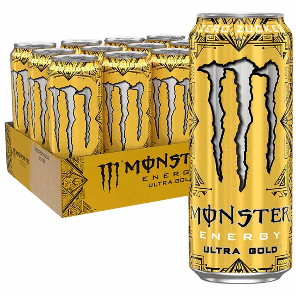 Monster Energy Ultra Golden Pineapple 12 x 0,5 l = 6L