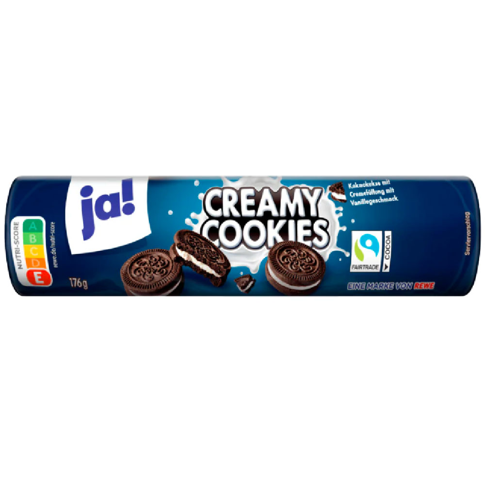 ja! Creamy Cookies 176g MHD:30.11.24