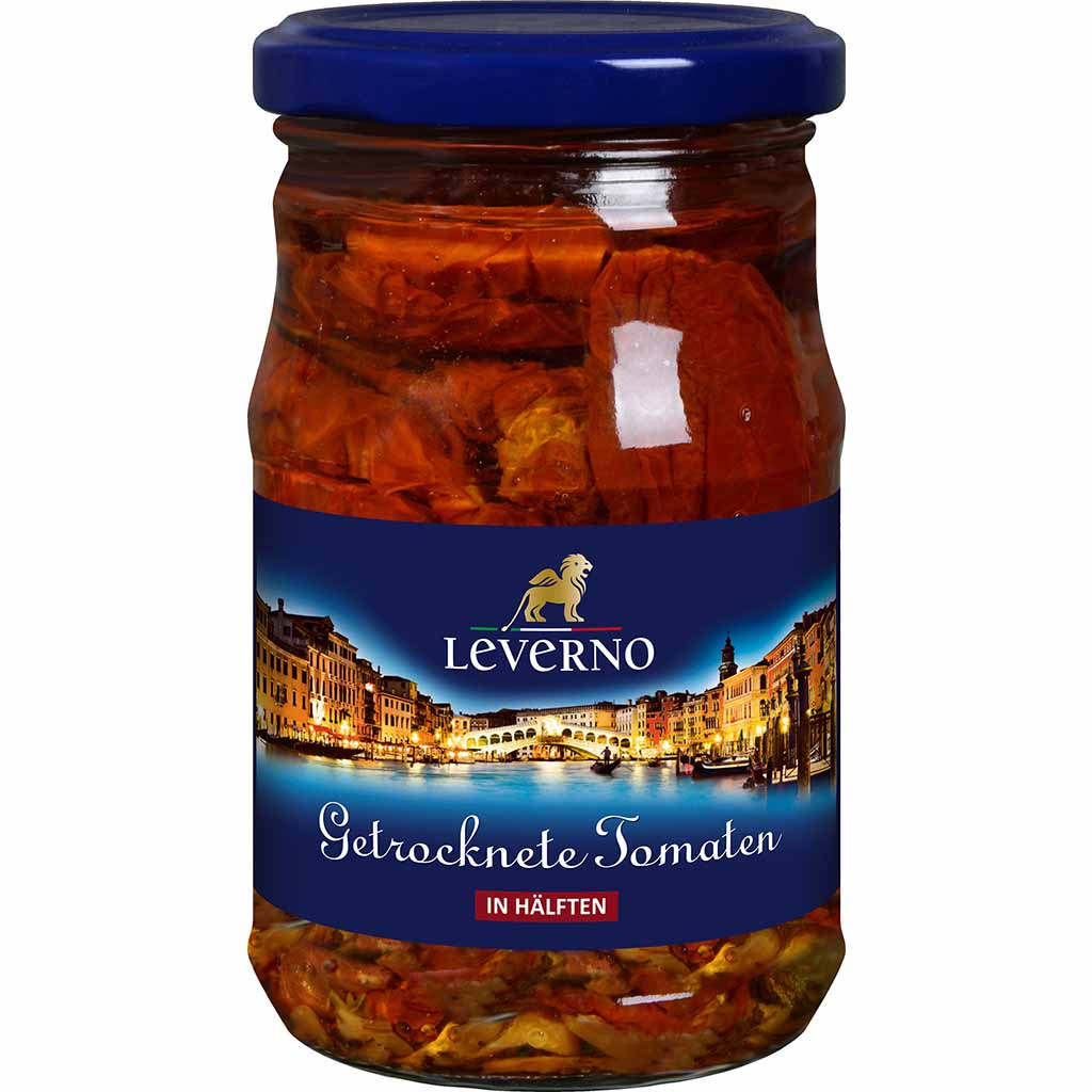 Leverno getrocknete Tomaten in Öl 280g MHD:27.3.27
