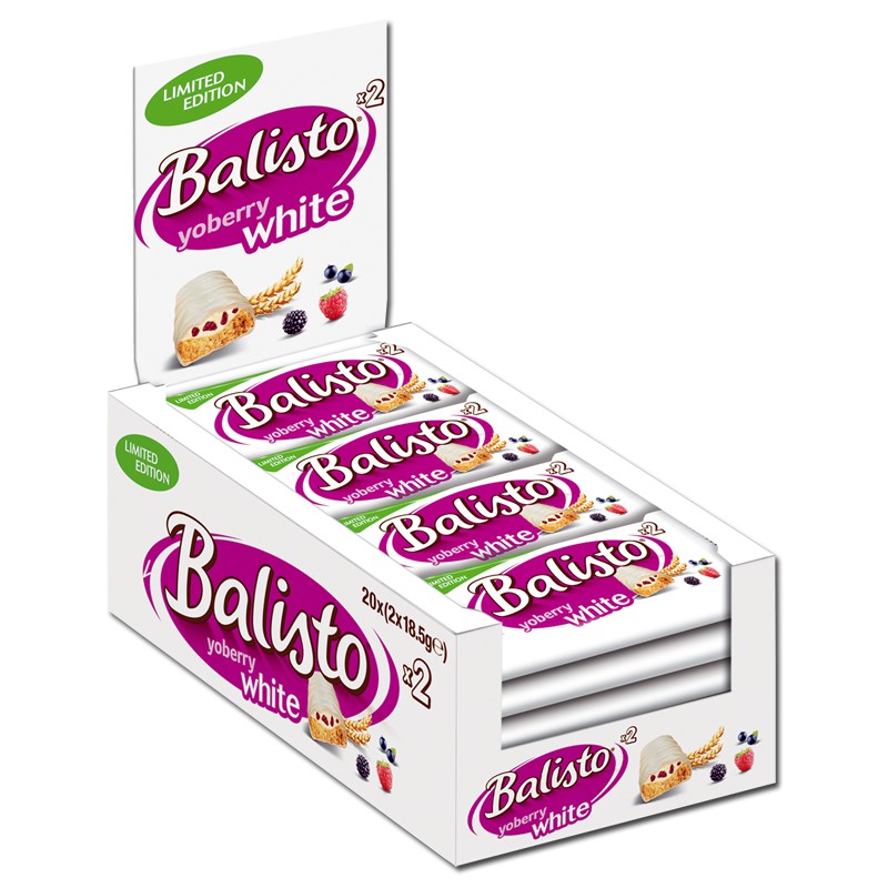 20x Balisto Yoberry White Doppelriegel á 37g=740g MHD:1.12.19