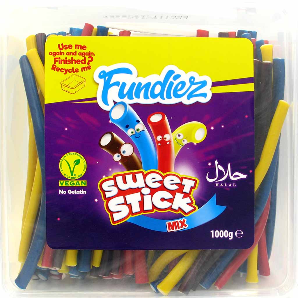 Fundiez Fruchtgummi Sweet Stick Mix 1000g MHD:11.12.22