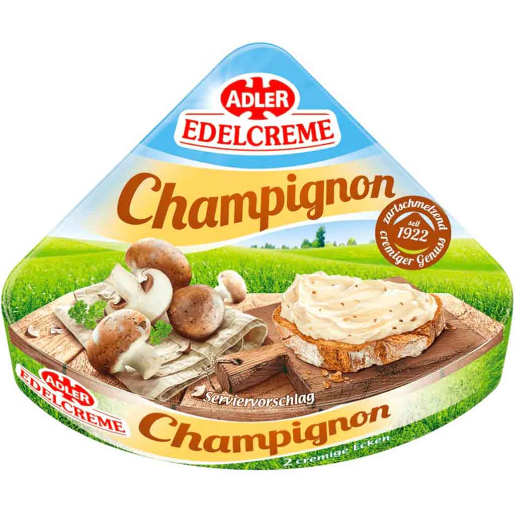 Adler Edelcreme Schmelzkäse Champignon 100g