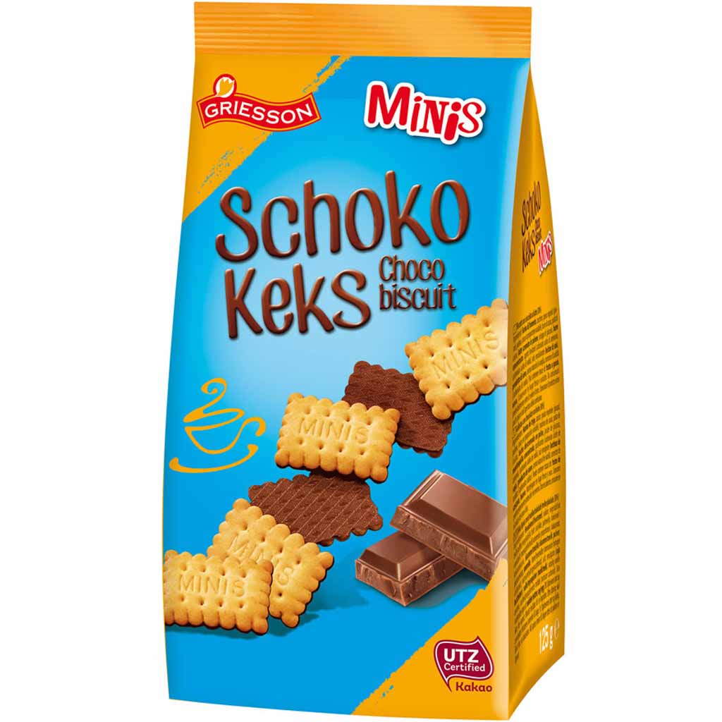 Griesson Schoko Keks Minis 125g MHD:1.11.24