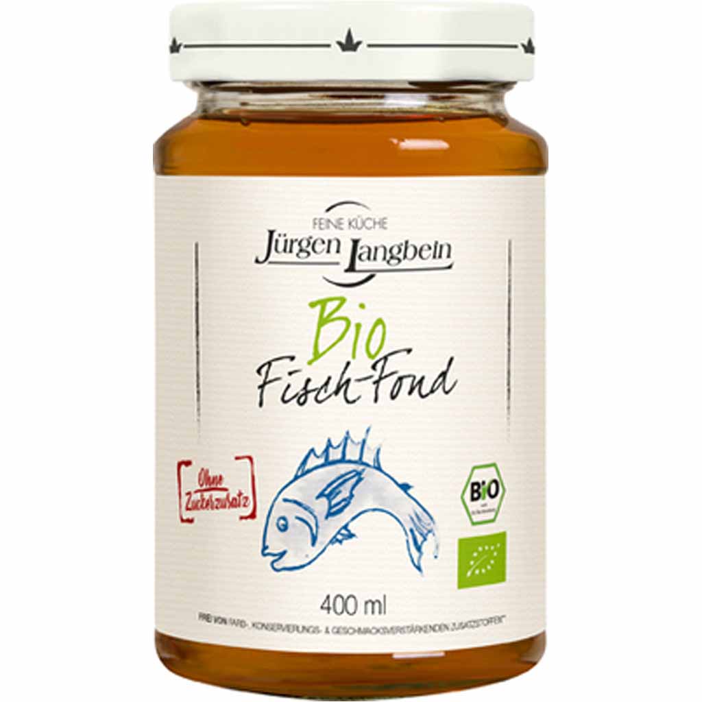 Jürgen Langbein Bio Fisch Fond 400ml MHD:1.8.26