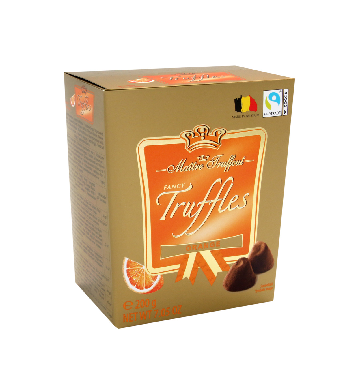 Maitre Truffout Truffles Orange 200g