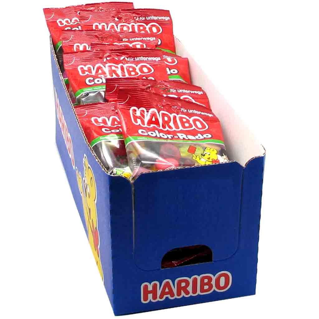 24x Haribo Color-Rado á 100g=2,4kg MHD:30.5.25