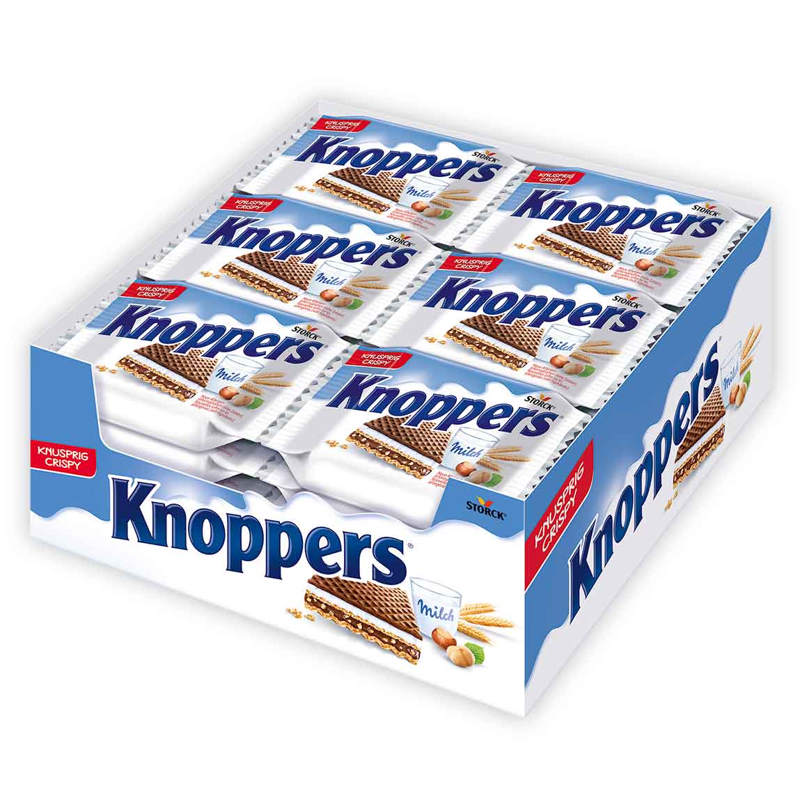 Knoppers Schnitte 24x 25g=600g MHD:9.12.24